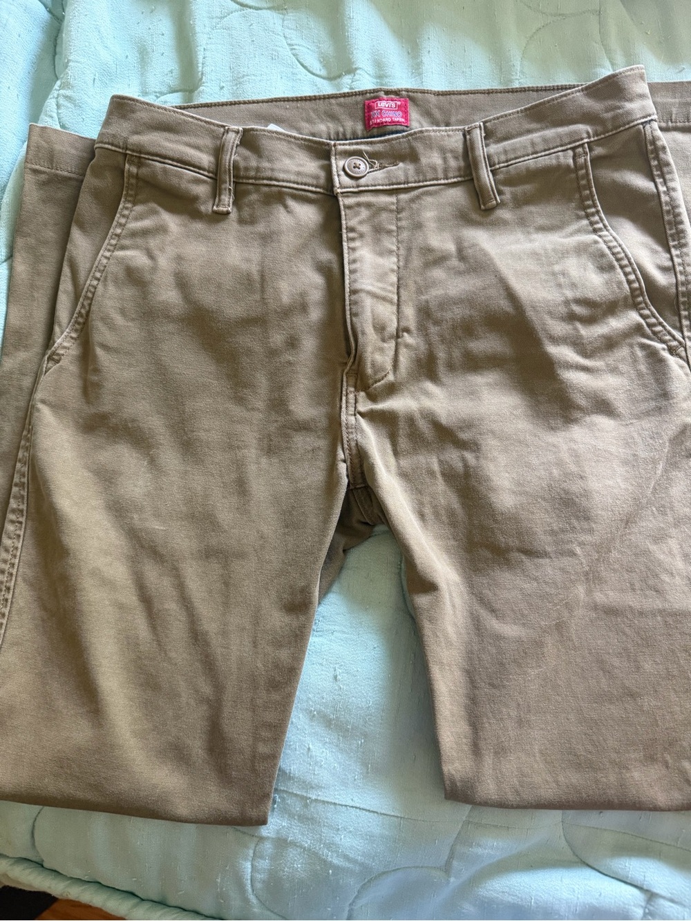 Levi's Tan Straight-Fit Chino Pants